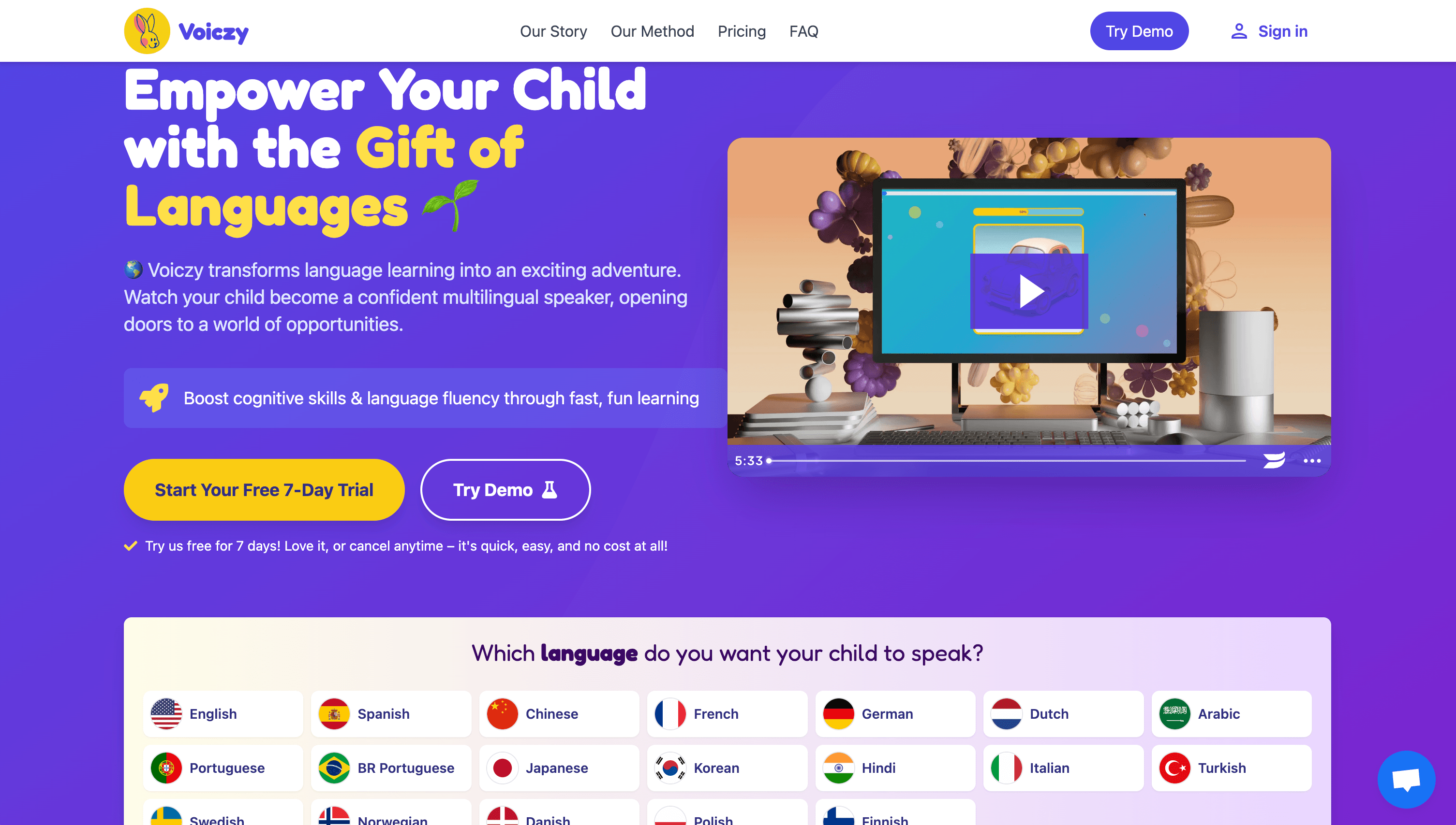 Voiczy: En families reise for å revolusjonere språklæring for barn